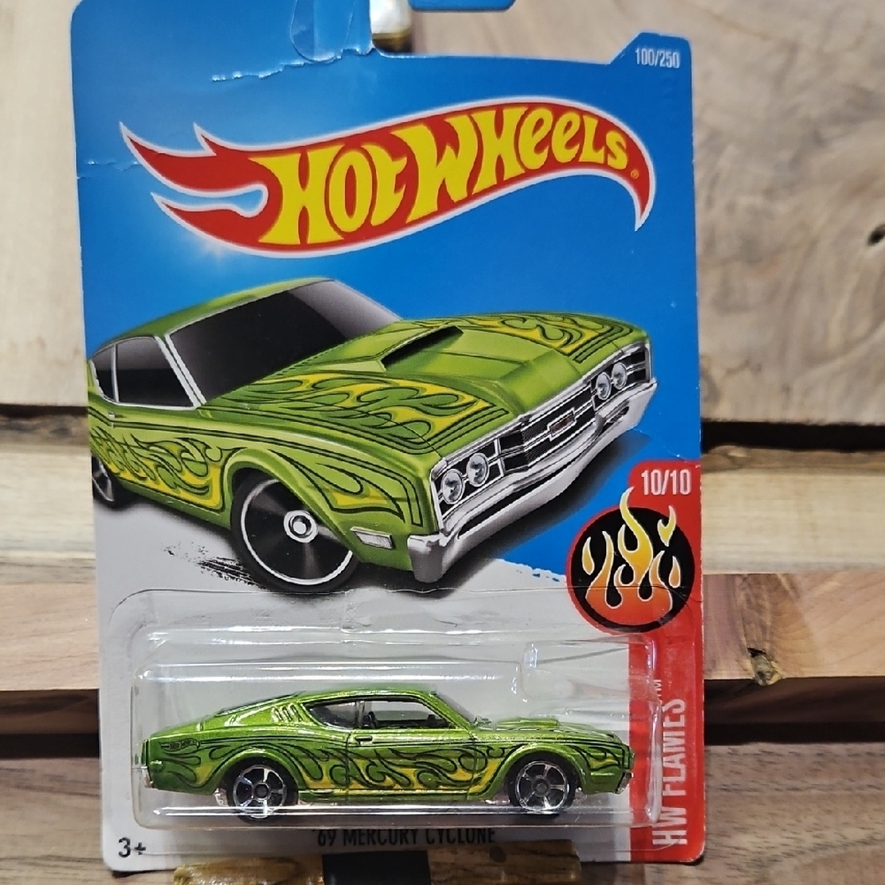 Green Mercury Cyclone Die-Cast Car